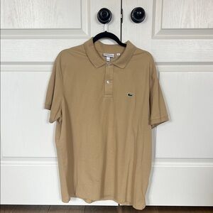 Lacoste Men's Classic Tan Polo - Slim Fit XXXL